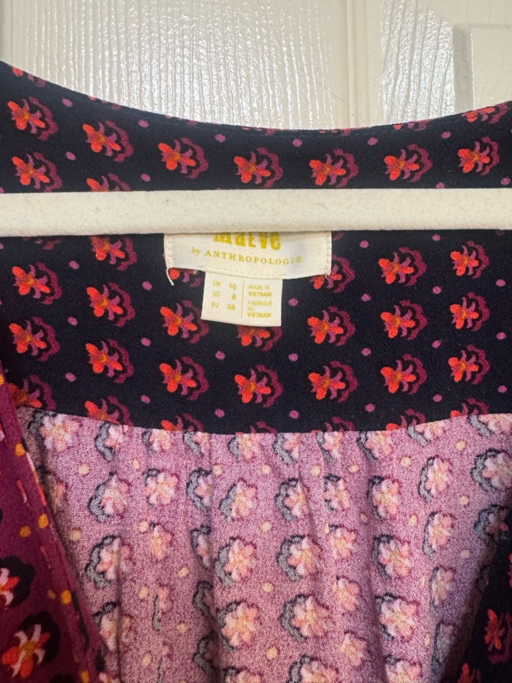Anthropologie Maeve Lisa Puff Sleeve Faux Wrap Blouse - Picture 9 of 16
